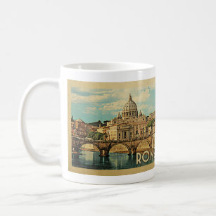 Mug Vintage voyage Rome Italie