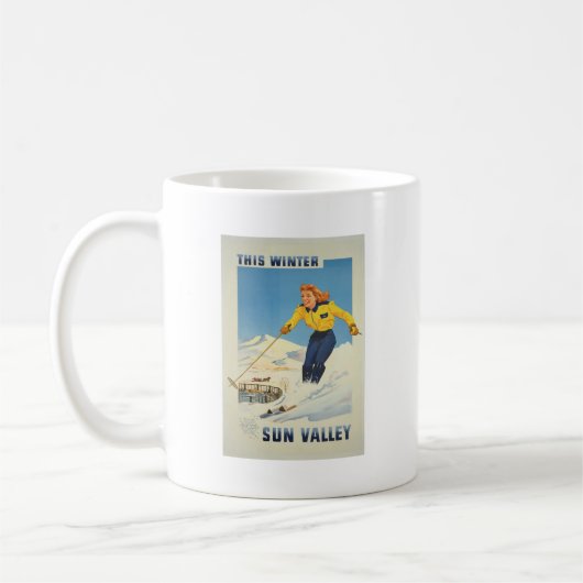 Mug Vintage voyage Sun Valley Idaho (Gauche)
