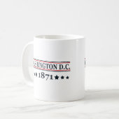 Mug Vintage Washington DC (Devant gauche)