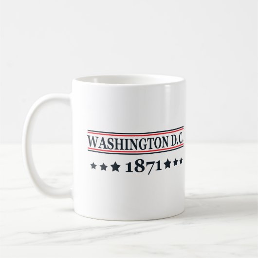 Mug Vintage Washington DC (Gauche)