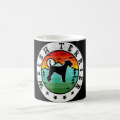 Mug Vintage Welsh Terrier Retro Chien Maman Papa (Centre)