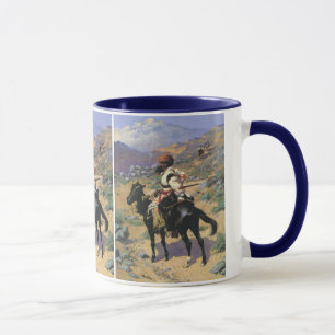 Mug Vintage Wild West, un trappeur indien par Remingto