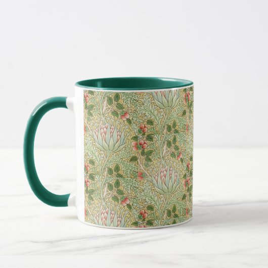Mug Vintage William Morris John Dearle Artichoke (Gauche)