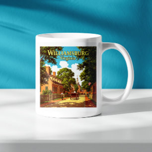 Mug Vintage Williamsburg Virginie