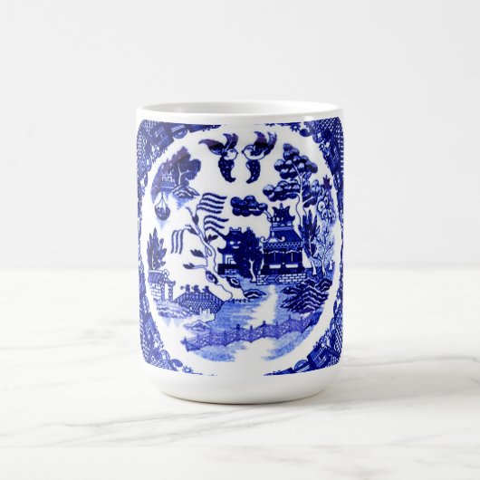 Mug Vintage Willow bleu Motif vers 1790 (Centre)
