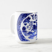 Mug Vintage Willow bleu Motif vers 1790 (Devant gauche)
