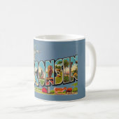 Mug Vintage Wisconsin (Devant droit)