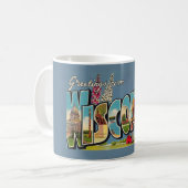 Mug Vintage Wisconsin (Devant gauche)