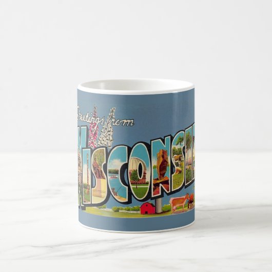 Mug Vintage Wisconsin (Centre)