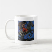 Mug Vintage Zebra Art Nouveau Femme (Gauche)
