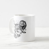 Mug Vintage Zodiac Leo (Devant gauche)