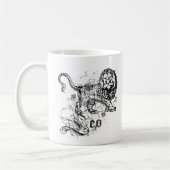 Mug Vintage Zodiac Leo (Gauche)