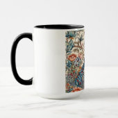 Mug Vintages oiseaux Design de tissu scandinave (Gauche)