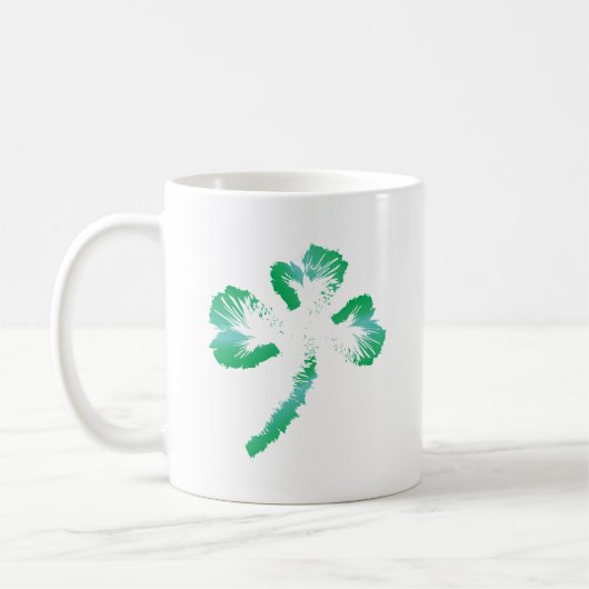 Mug Vintge Shamrock Leaf, Saint Patrick's Day (Gauche)