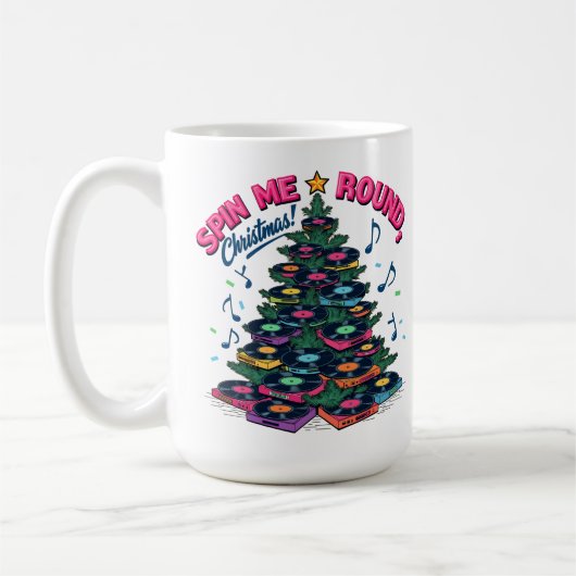 Mug Vinyl Christmas Tree Music Amateurs (Gauche)