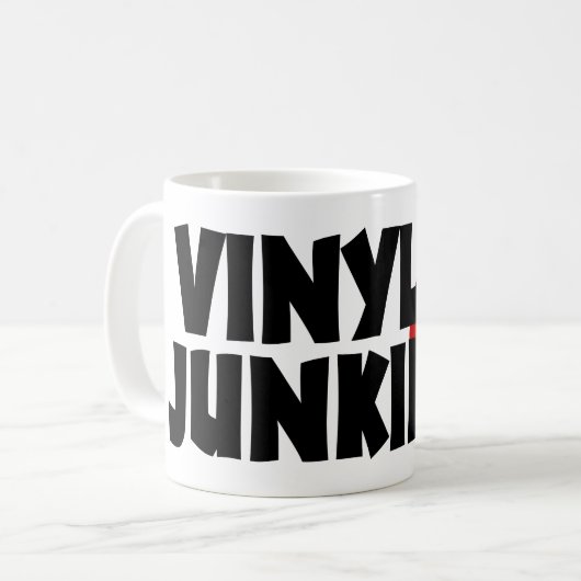 Mug Vinyl Junkie (Devant gauche)