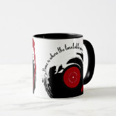 Mug Vinyl Records Home Est Où Le Tourne-disque Spins (Devant droit)