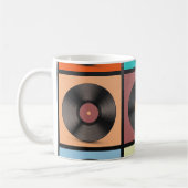 Mug Vinyl records : retro LP set. (Gauche)