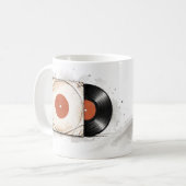 mug vinyle , café, thé, cadeau (Devant gauche)