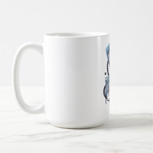 Mug Vinyle mélancolique de téléphone à bascule Y2K déc (Gauche)