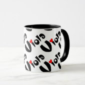 Mug Viola Petit Coeur (Devant droit)