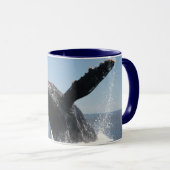 Mug Violation adulte de baleine de bosse (Devant droit)