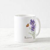 Mug Violet Birth Month Flower (Devant droit)
