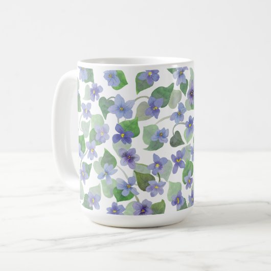 Mug Violet doux (Devant gauche)