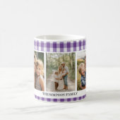 Mug Violet En vichy photo 3 (Centre)