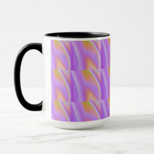 Mug violet et noir.