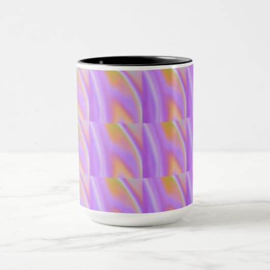 Mug violet et noir. (Centre)