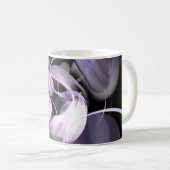 Mug Violet Fractal Flower (Devant droit)