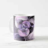 Mug Violet Fractal Flower (Devant gauche)