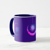 Mug Violet Indigo Violet Lune & Soleil Zen Chambre (Devant gauche)