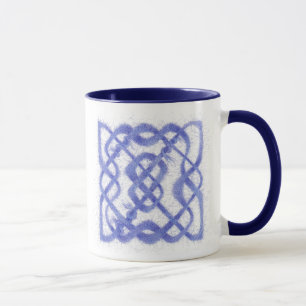 Mug VIOLET NŒUD CELTIQUE Marine Combiné