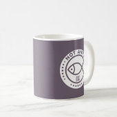 Mug Violet NotAntiFish (Devant droit)
