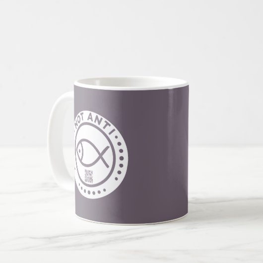 Mug Violet NotAntiFish (Devant gauche)