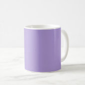 Mug Violet pastel clair uni (Devant droit)