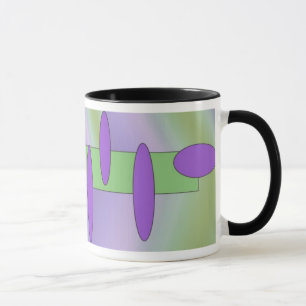 Mug violet vert astré