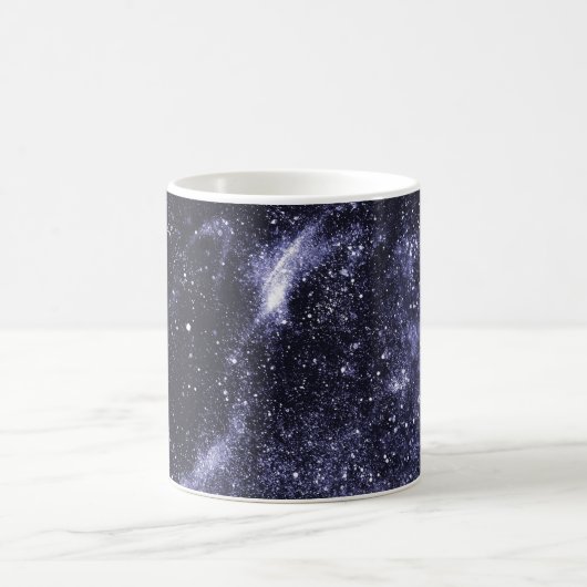 Mug Violet violet noir galaxie abstraite (Centre)