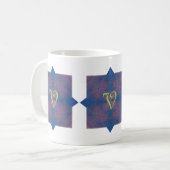 Mug Violeta Kaleidoscope Mandala (Devant gauche)