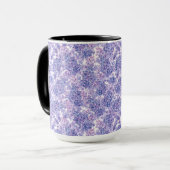 Mug Violette aquarelle fleurs lilas (Devant gauche)