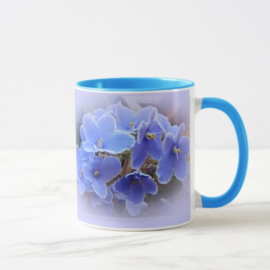 Mug Violettes africaines bleues (Droite)