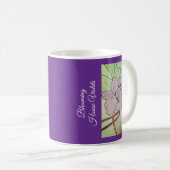 Mug Violettes de maison en fleurs (Devant droit)