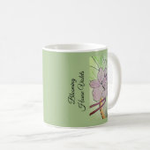 Mug Violettes de maison en fleurs (Devant droit)