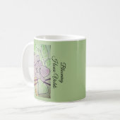 Mug Violettes de maison en fleurs (Devant gauche)