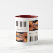 Mug Violin and piano keys (Centre)