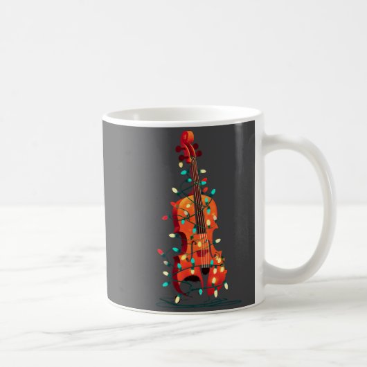 Mug Violin Christmas Graphics Lights Lover Player Viol (Droite)