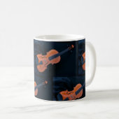 Mug Violin Photo Closeup (Devant droit)