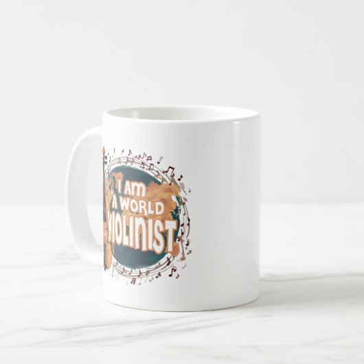 Mug violinist world (Devant gauche)